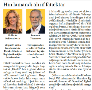 Read more about the article Hin lamandi áhrif fátæktar